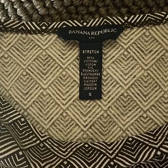Banana Republic patterned top, size S - Picture 2 of 2